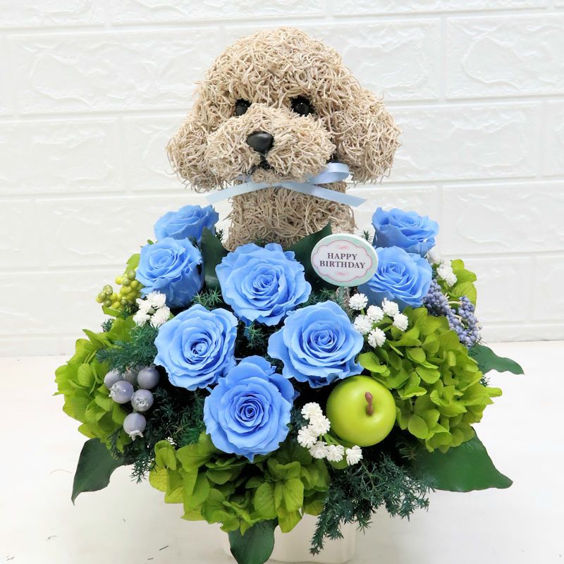 トイプードル花